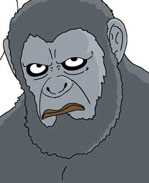 卡列漫画猩球崛起