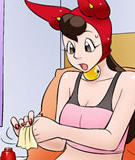 邪恶漫画 涂抹指甲