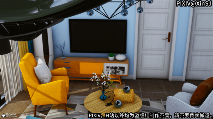 口工[3D]全彩本子之欲の圣诞-姨妈下篇