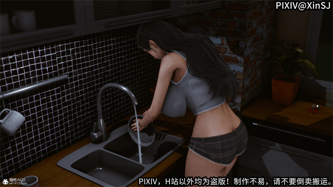 口工[3D]全彩本子之欲の圣诞-姨妈下篇