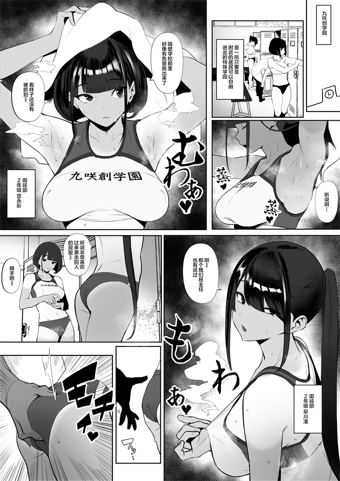 口工漫画大全之[自家太郎] 陸上部ちゃん