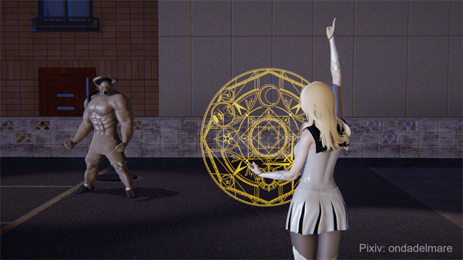 [3D]日本里番本子之魔法战士奈霜 1