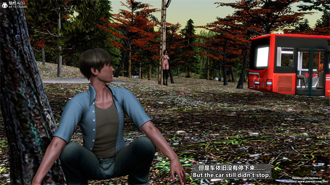 [3D]便器本子之绿帽男的妻子1.露出游戏_马路篇