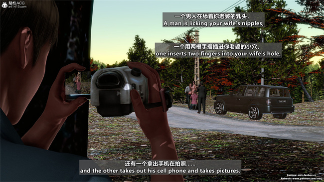 [3D]便器本子之绿帽男的妻子1.露出游戏_马路篇