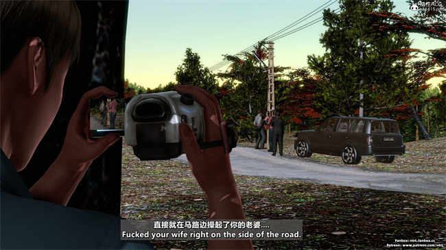 [3D]便器本子之绿帽男的妻子1.露出游戏_马路篇