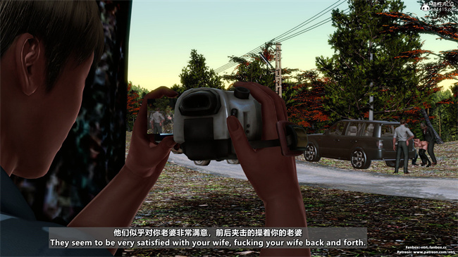 [3D]便器本子之绿帽男的妻子1.露出游戏_马路篇