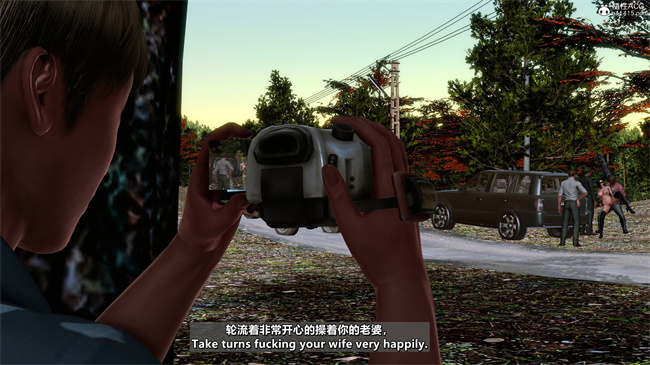 [3D]便器本子之绿帽男的妻子1.露出游戏_马路篇