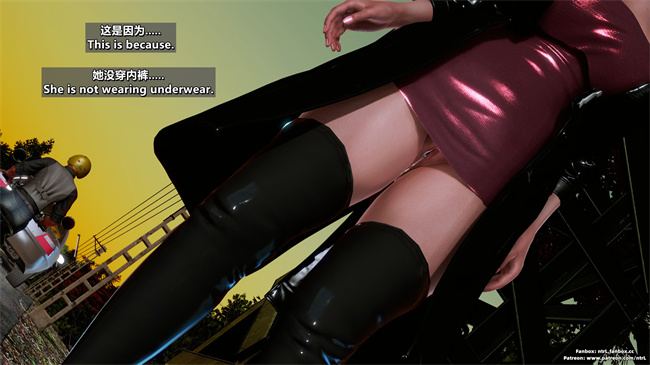 [3D]便器本子之绿帽男的妻子1.露出游戏_马路篇