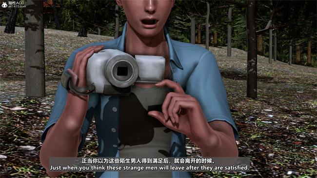 [3D]便器本子之绿帽男的妻子1.露出游戏_马路篇