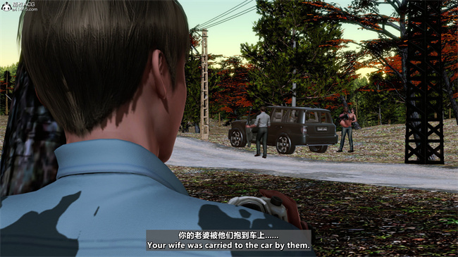 [3D]便器本子之绿帽男的妻子1.露出游戏_马路篇