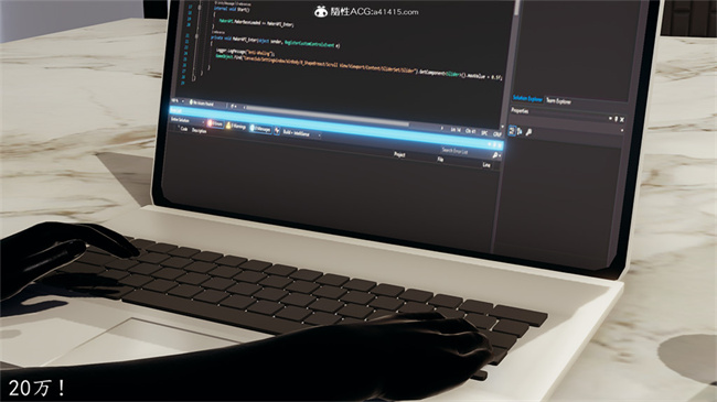 [3D]全彩无遮剧情本子之长腿巨乳俏人妻05-黑客