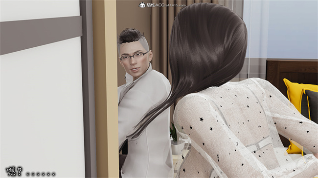 [3D]全彩无遮剧情本子之长腿巨乳俏人妻05-黑客