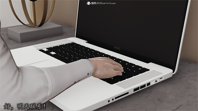 [3D]全彩无遮剧情本子之长腿巨乳俏人妻05-黑客