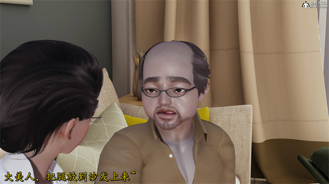 [3D]漫画之长腿巨乳俏人妻10-逃不走的黑丝