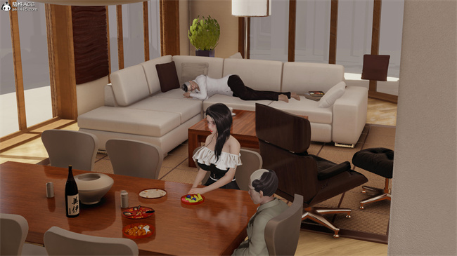 全彩色[3D]漫画之长腿巨乳俏人妻12-干女儿