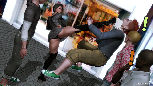 [3D]重口味漫画之堕落物语 噩梦重现水纪篇01