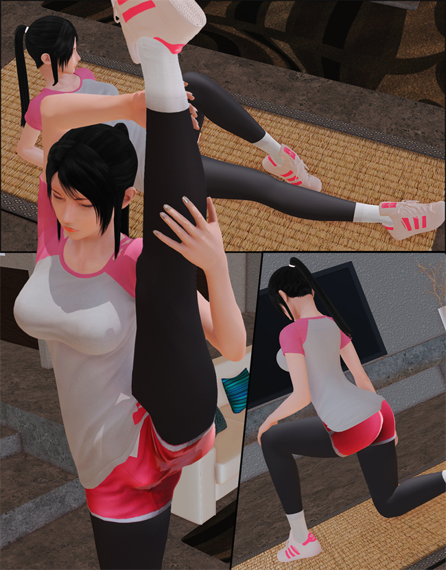 [3D]漫画之被盯上的精英女警01