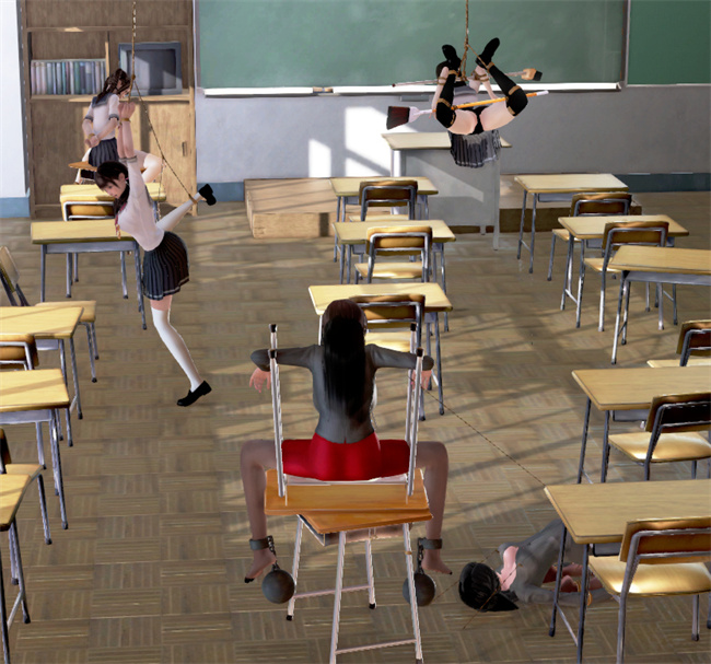 [3D]口工h漫画之绑架监禁02-放学后被绑架的学生和老师