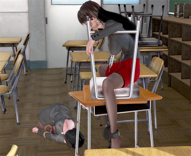 [3D]口工h漫画之绑架监禁02-放学后被绑架的学生和老师