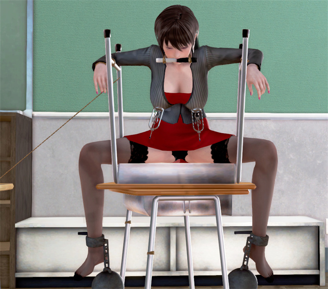 [3D]口工h漫画之绑架监禁02-放学后被绑架的学生和老师