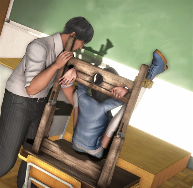 [3D]口工h漫画之绑架监禁02-放学后被绑架的学生和老师