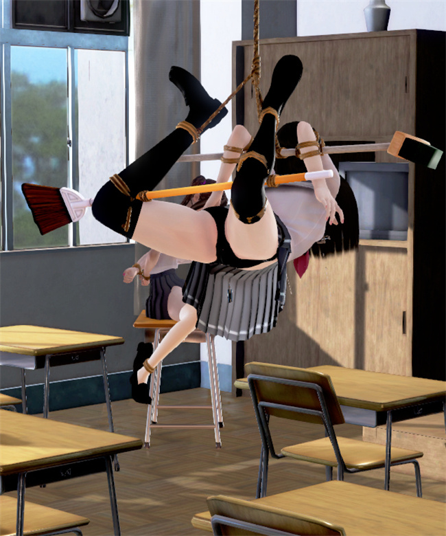 [3D]口工h漫画之绑架监禁02-放学后被绑架的学生和老师