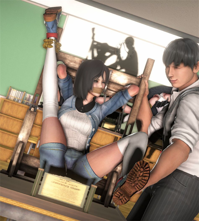 [3D]口工h漫画之绑架监禁02-放学后被绑架的学生和老师