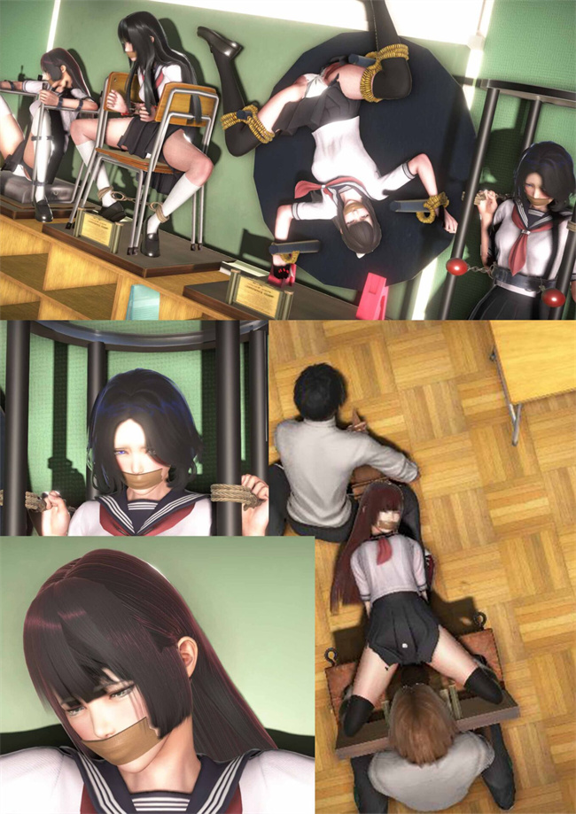 [3D]口工h漫画之绑架监禁02-放学后被绑架的学生和老师