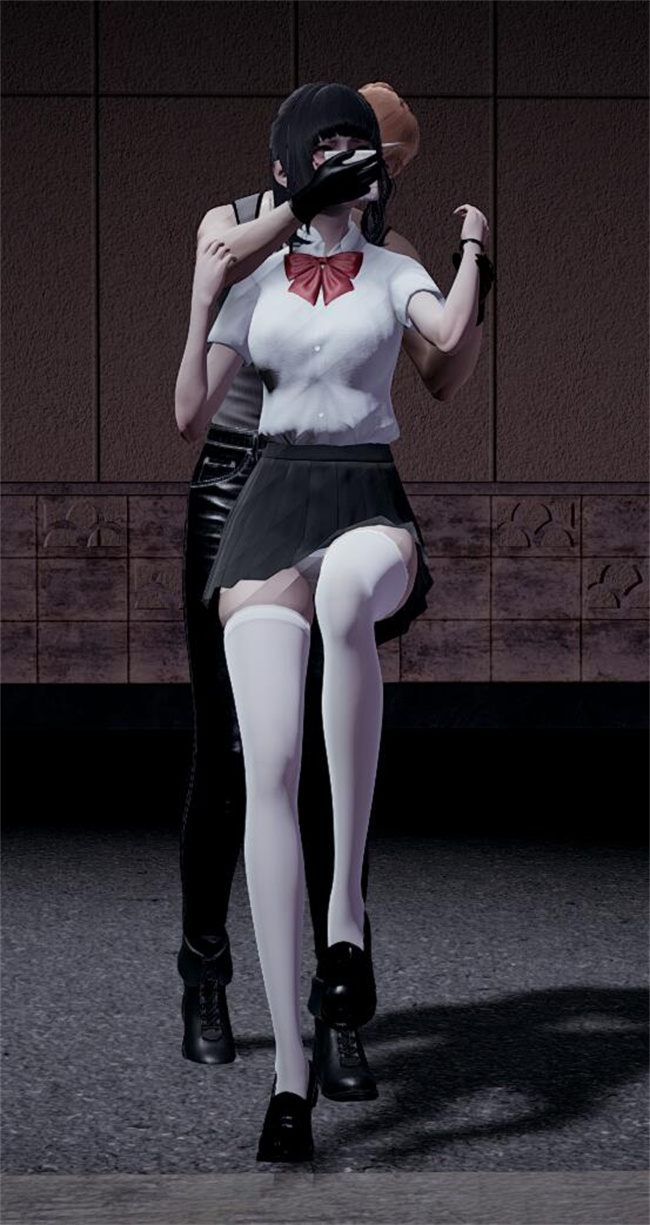 [3D]全彩色工口漫画之绑架监禁03-放学路的劫难