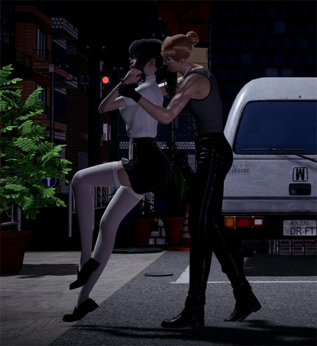 [3D]全彩色工口漫画之绑架监禁03-放学路的劫难