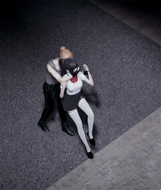 [3D]全彩色工口漫画之绑架监禁03-放学路的劫难