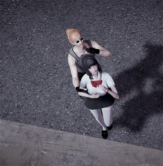 [3D]全彩色工口漫画之绑架监禁03-放学路的劫难