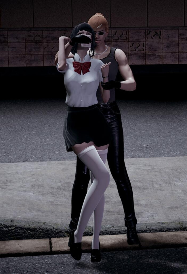 [3D]全彩色工口漫画之绑架监禁03-放学路的劫难