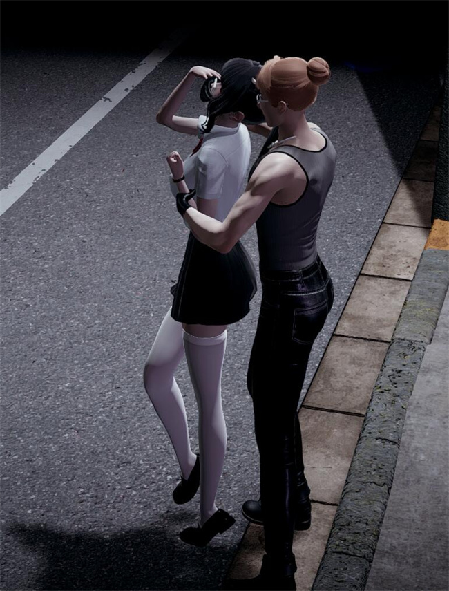 [3D]全彩色工口漫画之绑架监禁03-放学路的劫难