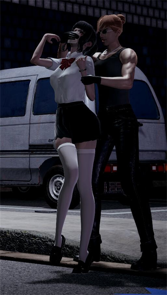 [3D]全彩色工口漫画之绑架监禁03-放学路的劫难