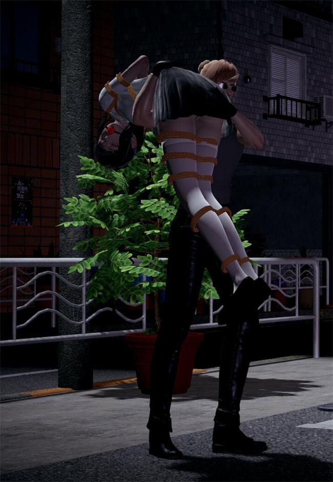 [3D]全彩色工口漫画之绑架监禁03-放学路的劫难