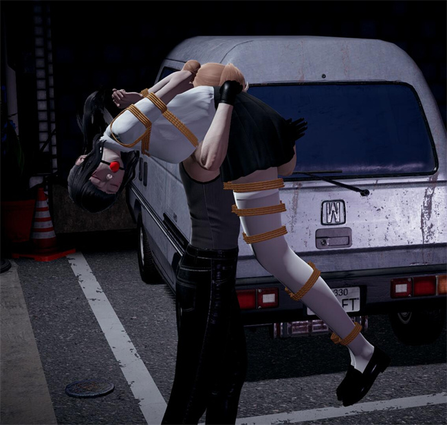 [3D]全彩色工口漫画之绑架监禁03-放学路的劫难