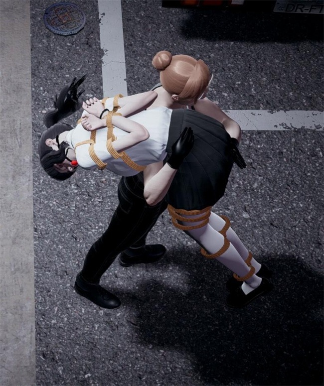 [3D]全彩色工口漫画之绑架监禁03-放学路的劫难