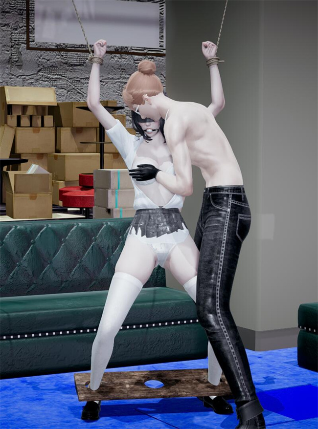 [3D]全彩色工口漫画之绑架监禁03-放学路的劫难