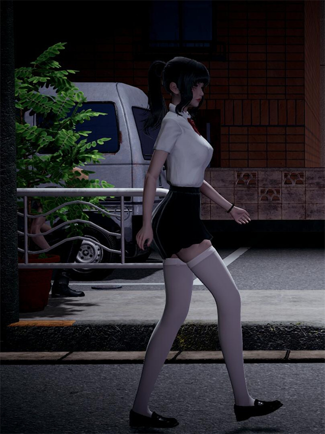 [3D]全彩色工口漫画之绑架监禁03-放学路的劫难