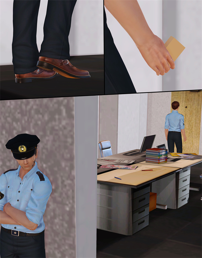 [3D]工口漫画之被盯上的精英女警02