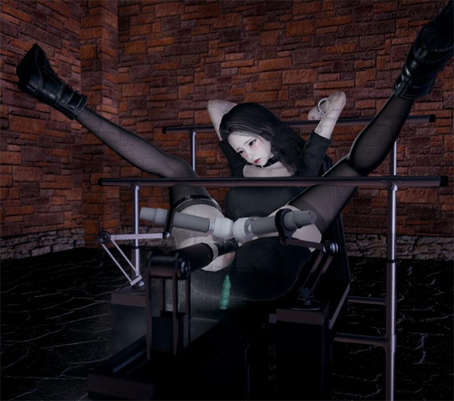 [3D]h漫画之绑架监禁06-少女拘束调教