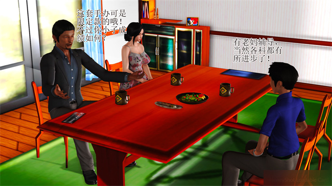 [3D]工口本子之淫荡老妈杨璐5