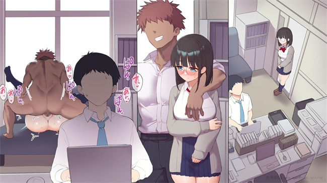 触手漫画之最近発育のいいクラスメートの彼女を中出し懇願するまでNTR調教して孕ませる