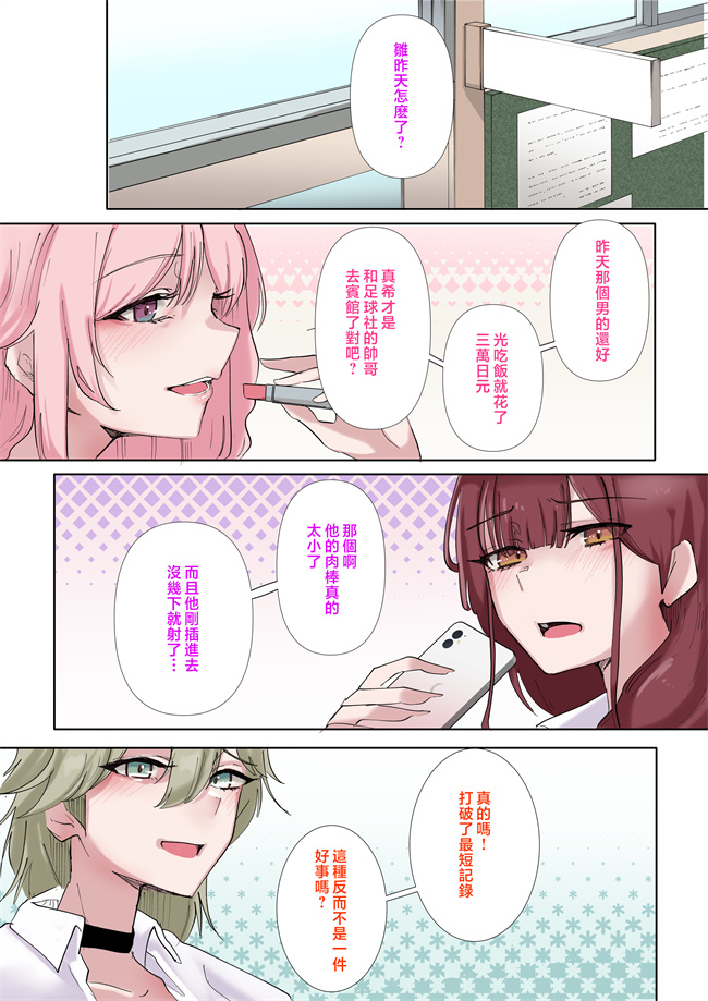 全彩本子之ギャルたちみんなザコま〇こ