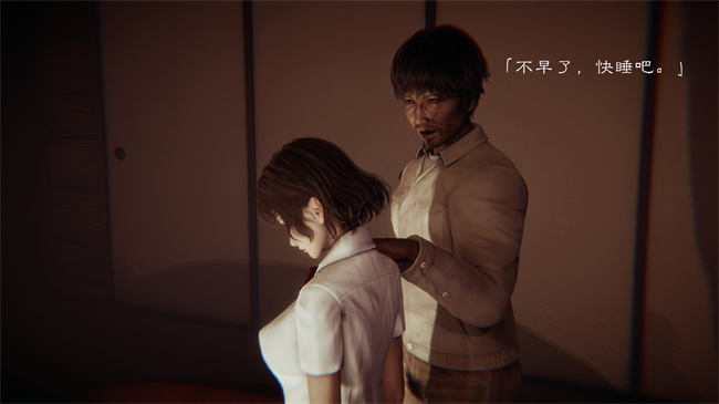 [3D]全彩本子之继父调教了我们母女1话
