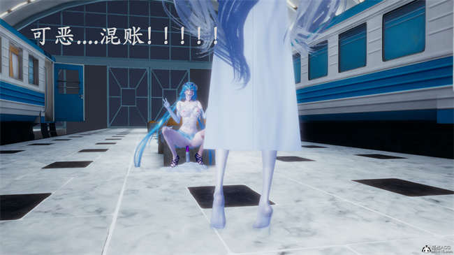 [3D]少女便器本子之电车之狼01-水星篇话