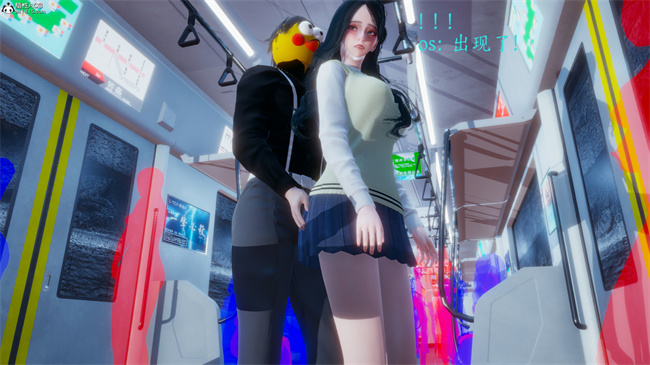 [3D]少女便器本子之电车之狼01-水星篇话