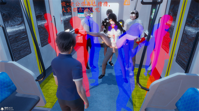 少女[3D]触手本子之电车之狼03-火星篇