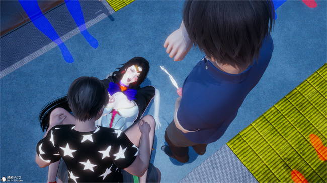 少女[3D]触手本子之电车之狼03-火星篇
